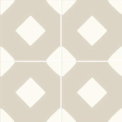 Carreaux beige / géométrique